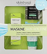 Düfte, Parfümerie und Kosmetik Set - Skintsugi Maskne Skin Routine (gel/50ml + balm/30ml + gel/soap/150ml)