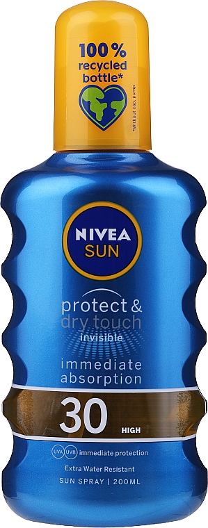 Erfrischendes Sonnenschutzspray SPF 30 - NIVEA Sun Care Invisible Protection Spray — Bild N1