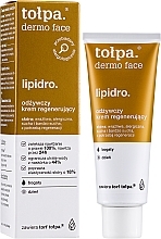 Düfte, Parfümerie und Kosmetik Reichhaltige pflegende und regenerierende Gesichtscreme - Tolpa Dermo Face Lipidro Rich Nourishing Regenerating Cream