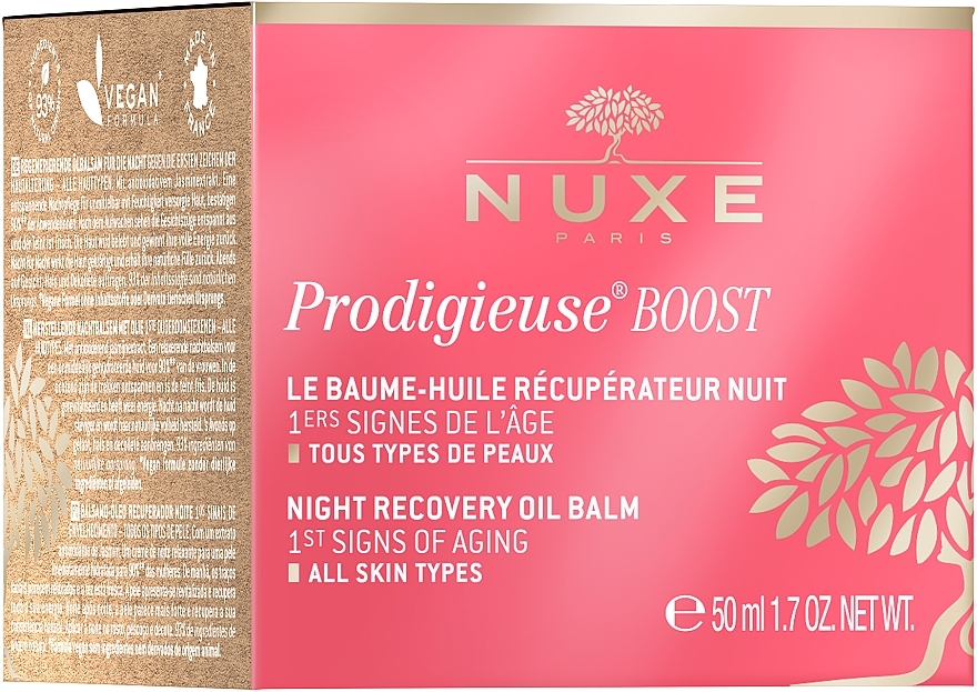 Ölbalsam für das Gesicht mit Antioxidanskomplex mit Jasminblüten - Nuxe Creme Prodigieuse Boost Night Recovery Oil Balm — Bild N2