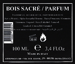 Arte Profumi Bois Sacre - Parfum — Bild N3