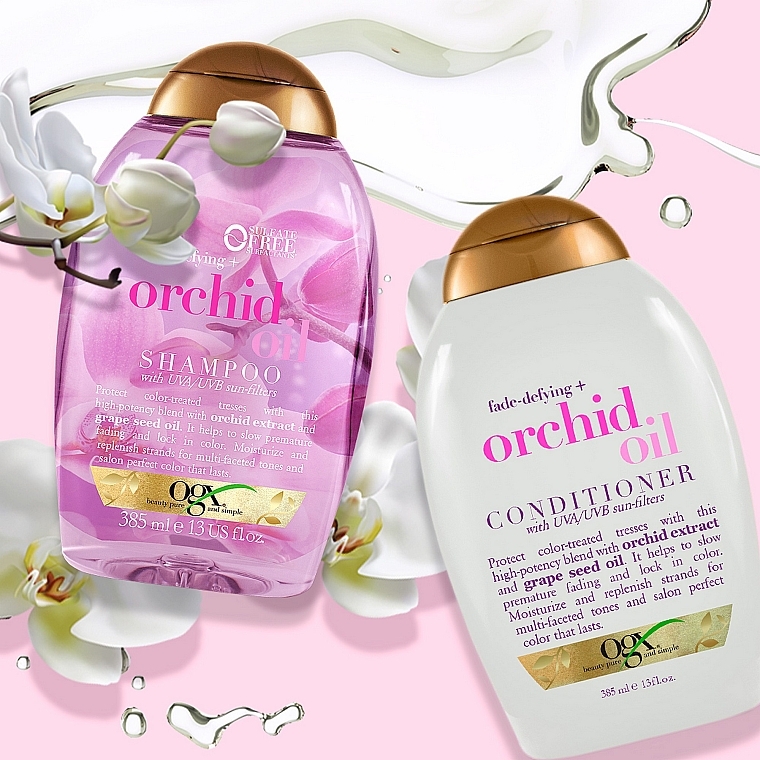Conditioner für coloriertes Haar mit Orchideenöl - OGX Orchid Oil Conditioner — Bild N8