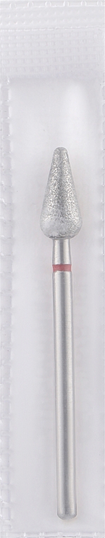 Diamant-Nagelfräser Abgerundeter Kegel 5,0 mm rot - Head The Beauty Tools — Bild N1