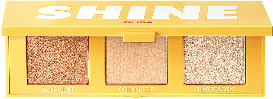 Highlighter-Palette für das Gesicht - Pupa Enjoy! Shine Palette — Bild N1