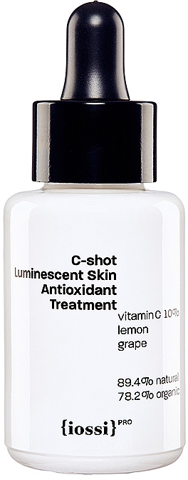 Feuchtigkeitsspendendes und aufhellendes Gesichtsserum mit Vitamin C, Zitrone und Traube - Iossi C-Shot Luminescent Skin Antioxidant Treatment — Bild N1