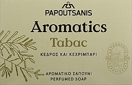 Düfte, Parfümerie und Kosmetik Parfümseife Tabak - Papoutsanis Aromatics Bar Soap