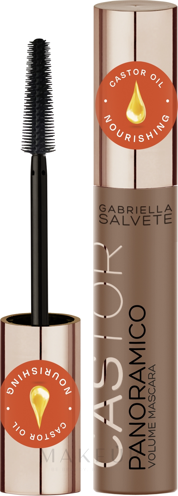 Mascara für mehr Volumen - Gabriella Salvete Panoramico Mascara Volume Castor Oil — Bild Black