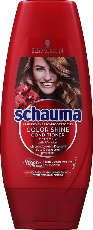 Haarspülung für coloriertes, getöntes oder gesträhntes Haar - Schwarzkopf Schauma Color Shine Balm — Bild N1