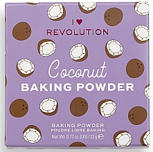 Loser Gesichtspuder Kokosnuss - I Heart Revolution Loose Baking Powder Coconut — Foto N3