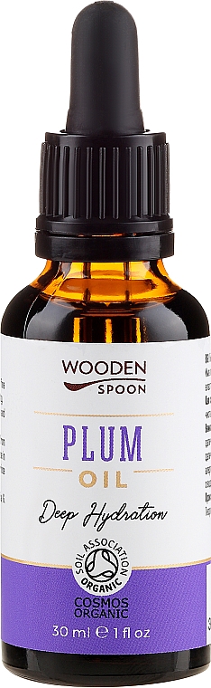 Kaltgepresstes Pflaumensamenöl - Wooden Spoon Plum Oil — Bild N1