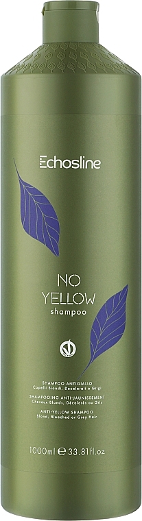 Shampoo gegen Gelbstich - Echosline No Yellow Shampoo  — Bild N3