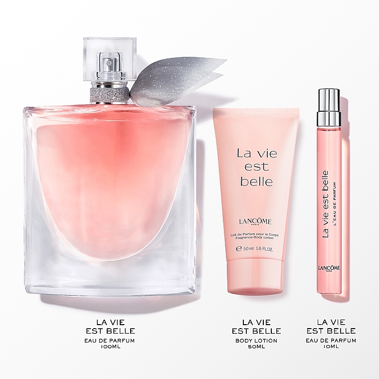 Lancome La Vie Est Belle - Duftset (Eau de Parfum 100ml + Eau de Parfum 10ml + Körperlotion 50ml)  — Bild N2