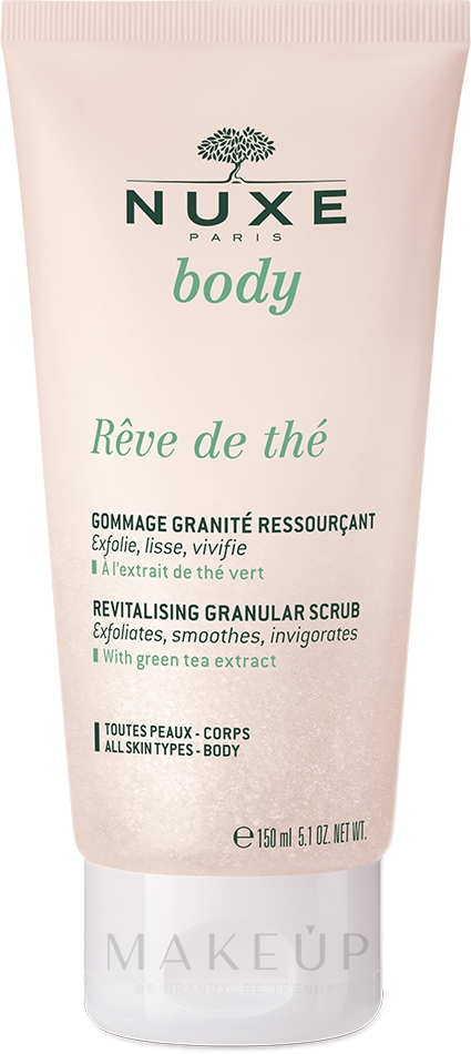 Revitalisierendes und belebendes Körperpeeling mit grünem Tee - Nuxe Body Reve de The Revitalizing Granita — Bild 150 ml