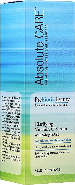 Gesichtsreinigungsserum mit Vitamin C - Absolute Care Prebiotic Beauty Clarifying Vitamin C Serum — Bild N2
