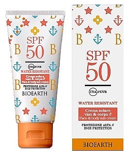 Sonnenschutzcreme für Gesicht und Körper - Bioearth Sun Love Face And Body Sun Cream SPF50 — Bild N3