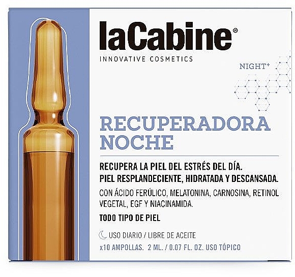 Revitalisierende Gesichtsampullen für die Nacht - La Cabine Recovery Night Ampoules — Bild N2