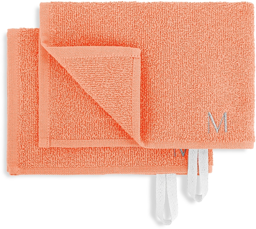Gesichtstücher pfirsich 32x32 cm - MAKEUP Face MakeTravel Towel Set (Duo Pack) — Bild N2