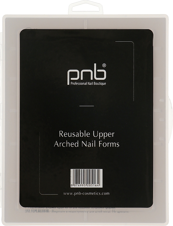 Gewölbte Nagelformen - PNB Reusable Upper Arched Nail Forms — Bild N1