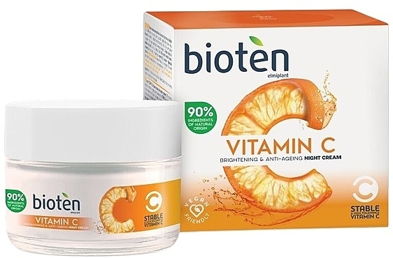 Nachtcreme mit Vitamin C für das Gesicht - Bioten Vitamin C Night Cream — Bild N1