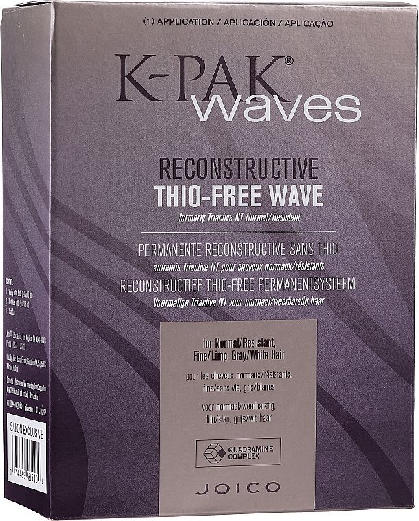 Haarpflegeset - Joico K-Pak Waves Reconstructive Thio-Free N/R — Bild N1