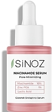 Düfte, Parfümerie und Kosmetik Serum mit Niacinamid zur Porenverfeinerung - Sinoz Niacinamide Serum Pore Minimizing 