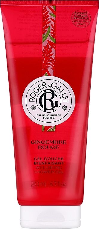 Roger&Gallet Gingembre Rouge Wellbeing Shower Gel - Duschgel — Bild N1
