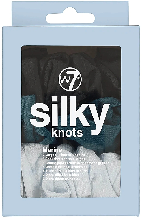 Haargummi 3 St. - W7 Cosmetics Silky Knots Marine — Bild N1