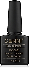 Soak-Off Versiegelungsgel - Canni Gel Non-cleansing Top Coat — Bild N1