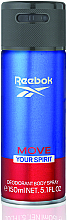 Düfte, Parfümerie und Kosmetik Deospray - Reebok Move Your Spirit Deodorant Body Spray For Men