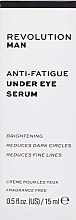 Anti-Müdigkeits-Serum für die Augenpartie - Revolution Skincare Man Anti-fatigue Under Eye Serum — Bild N3
