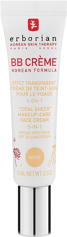 5in1 BB Creme LSF 20 - Erborian Nude BB Cream 5in1 — Foto N1