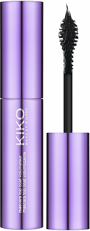 Mascara mit Collagen-Komplex und Reiswachs für mehr Volumen - Kiko Milano False Lashes Volume Top Coat Mascara — Bild N1