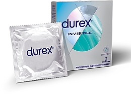 Düfte, Parfümerie und Kosmetik Kondome extra fein 3 St. - Durex Invisible