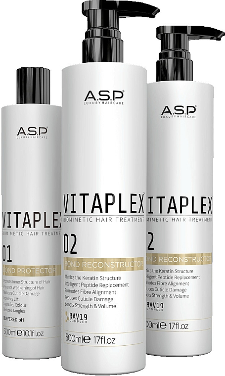 Set - Affinage Salon Professional Vitaplex Professional Set (concentrate/300ml + concentrate/2x500ml) — Bild N1