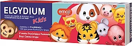 Zahnpasta für Kinder 3-6 Jahre mit Erdbeere - Elgydium Emoji Kids — Bild N1