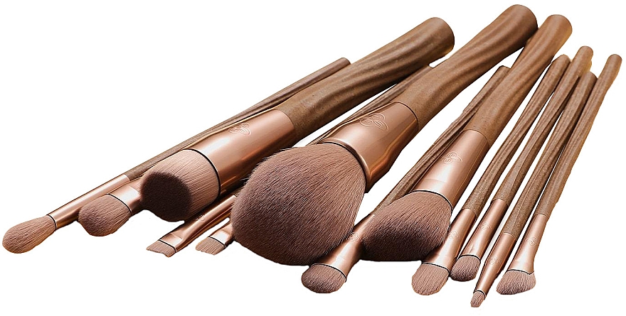 Make-up Pinsel-Set 12 St. - Eigshow Ecopro Series Coffee Makeup Brush Kit — Bild N1