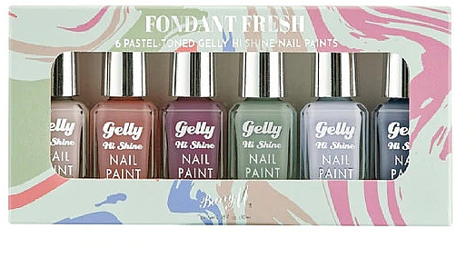 Nagellack-Set 6 Stück - Barry M Fondant Fresh Nail Paint Gift Set — Bild N1