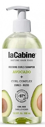 Shampoo für lockiges Haar  - La Cabine Nature Hair Food Rocking Curls Shampoo — Bild N1