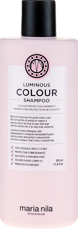 Aufhellendes Shampoo für gefärbtes Haar mit Granatapfel - Maria Nila Luminous Color Shampoo — Bild N3