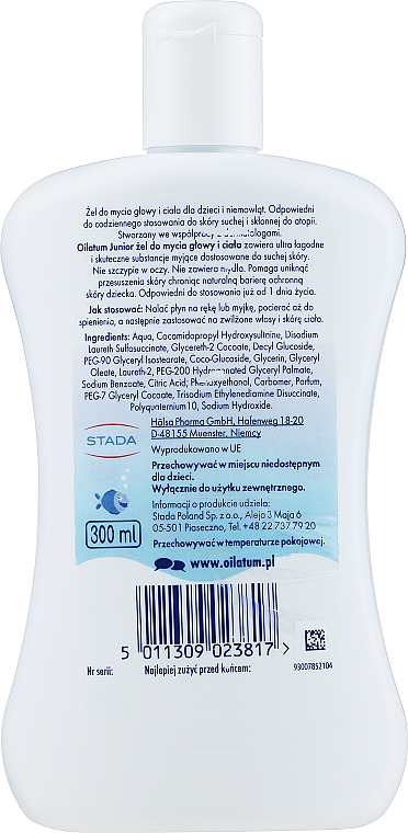Reinigungsgel für Körper und Haar für Kinder und Babys - Oilatum Baby Gel-Shampoo — Bild N2
