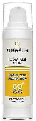 Sonnenschutzcreme - Uresim nvisible Skin Facial SPF 50 — Bild N1