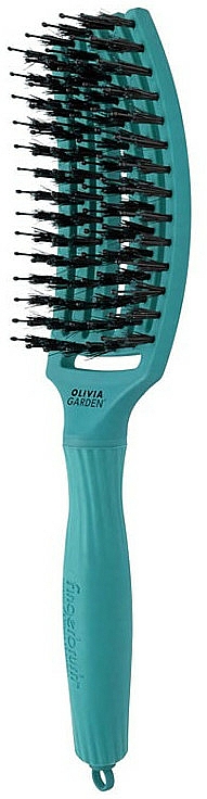 Haarbürste gebogen - Olivia Garden Fingerbrush Tropical Ocean — Bild N2