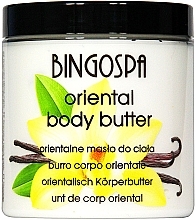 Düfte, Parfümerie und Kosmetik Feuchtigkeitsspendende Körperbutter mit Vanille und Kakaobutter - BingoSpa Cocoa Butter, Vanilla Body