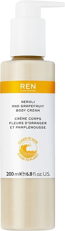 Körpercreme mit Neroli und Grapefruit  - Ren Neroli And Grapefruit Body Cream — Bild N1