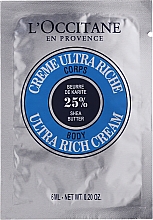 Körpercreme - L'occitane Shea Butter Ultra Rich Body Cream (Probe)  — Bild N1