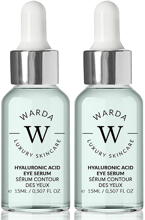 Set - Warda Skin Hydration Boost Hyaluronic Acid Eye Serum (eye/serum/2x15ml) — Bild N1