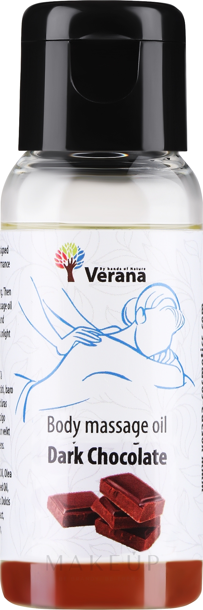 Körpermassageöl Dark Chocolate - Verana Body Massage Oil  — Bild 30 ml