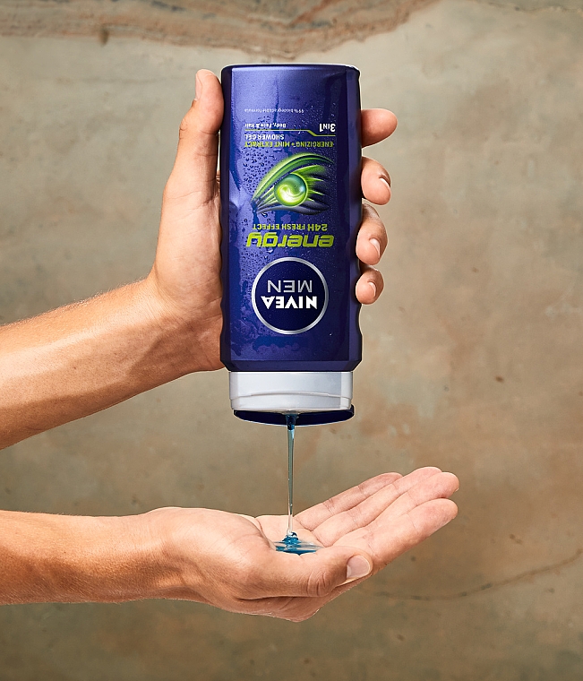 Erfrischendes Duschgel mit Minzextrakt für Männer - NIVEA MEN Energy 2in1Shower Gel — Bild N4