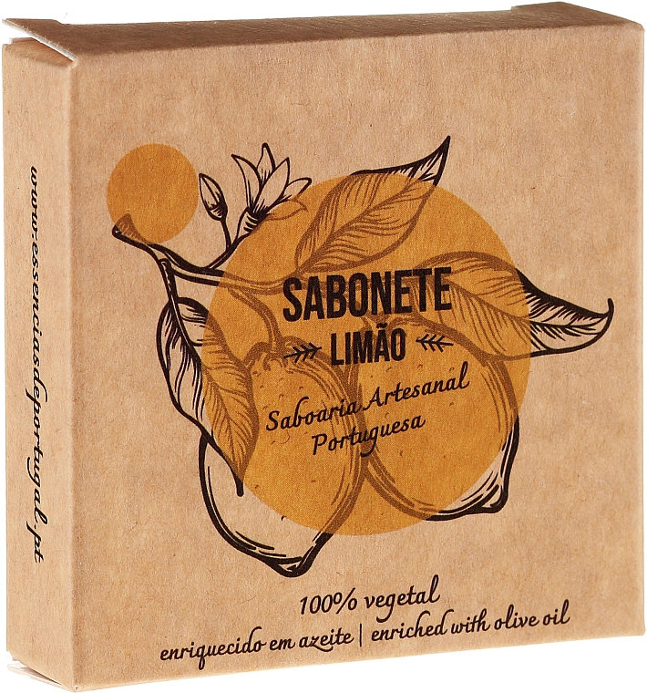 Naturseife Lemon - Essencias De Portugal Senses Lemon Soap With Olive Oil — Bild N1