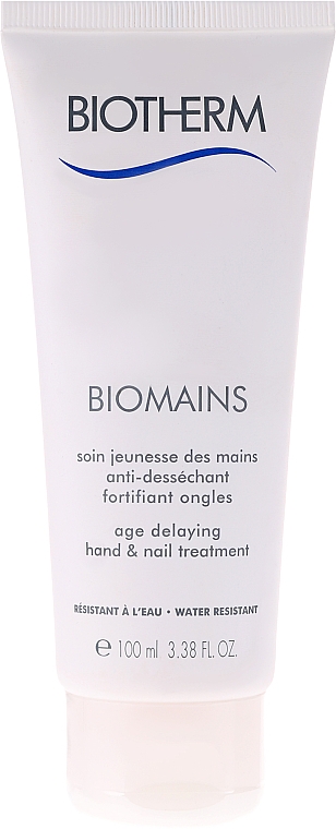 Biotherm Biomains Age Delaying Hand & Nail Treatment - Anti-Aging Hand- und Nagelpflege — Foto N3